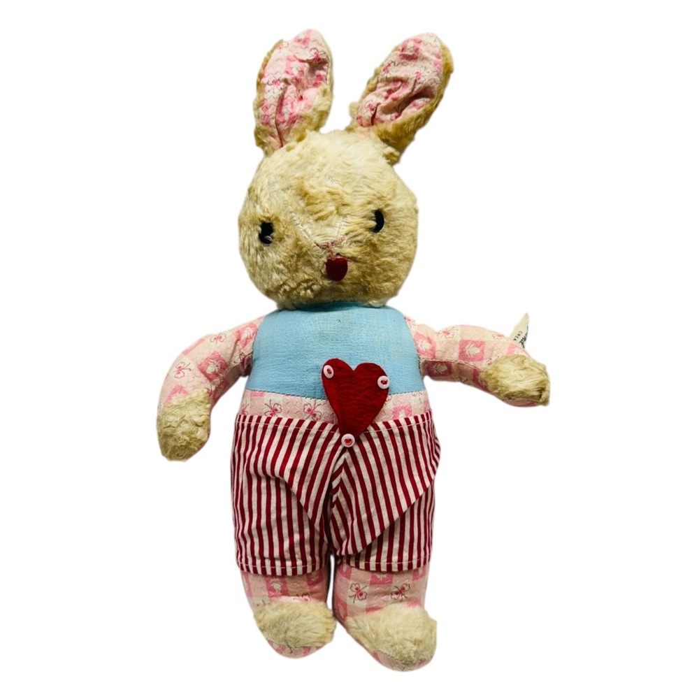 Vintage GUND Creation Mr. Rabbit Stuffed Plush Easter Bunny  SWEDLIN Dressed